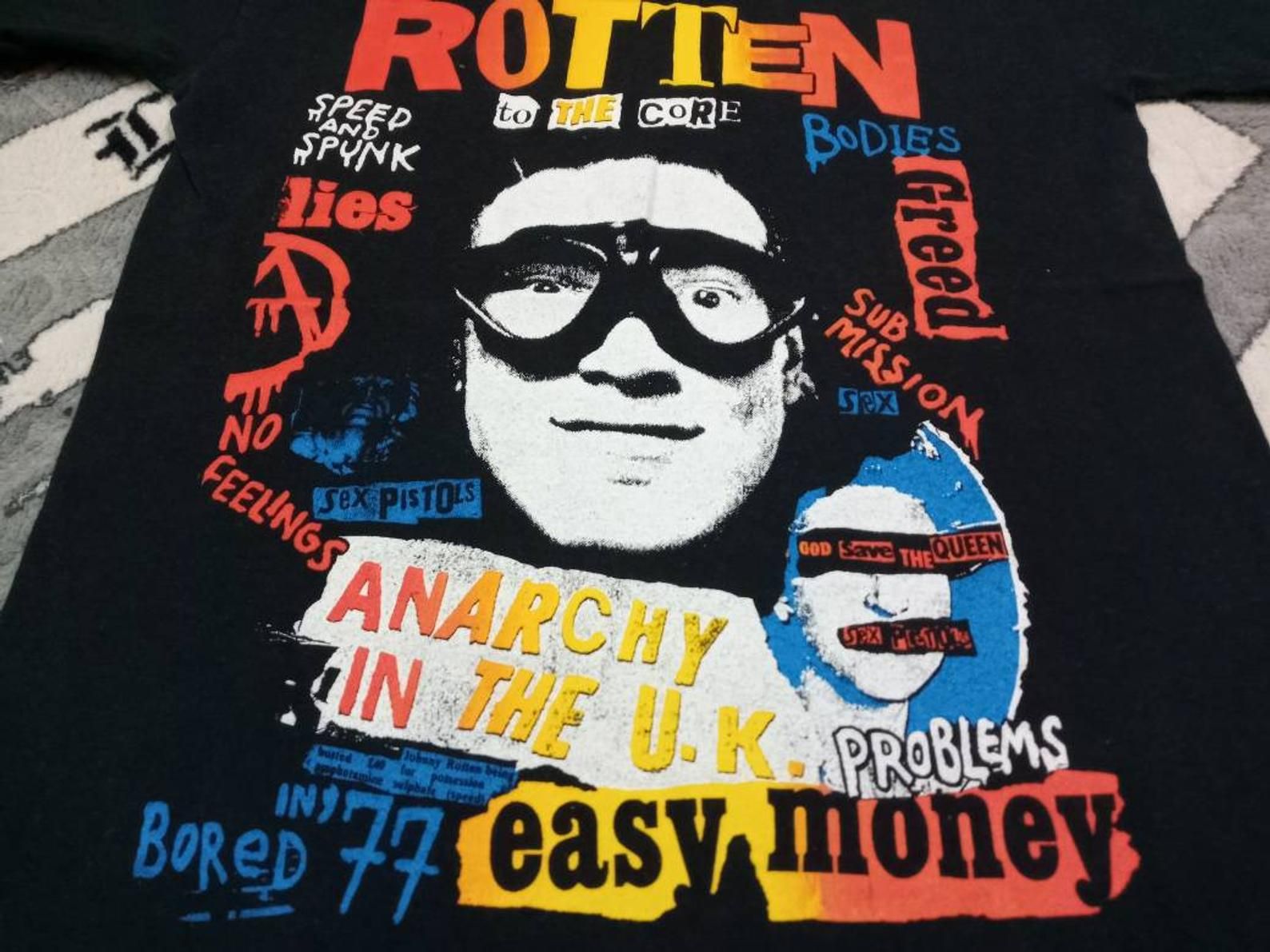 Vintage Johnny Rotten Band T Shirt