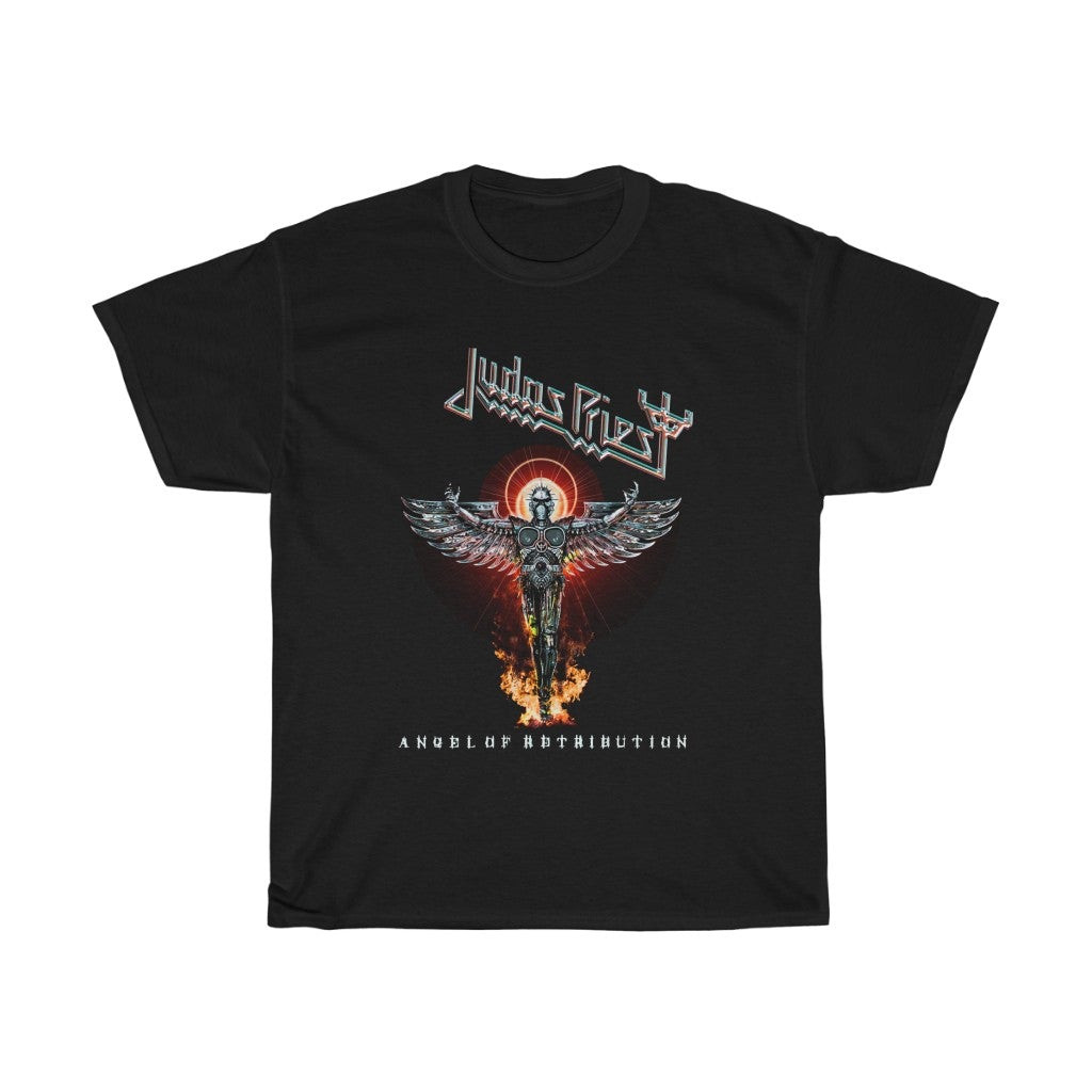 Vintage Judas Priest Angel Of Retribution Tour Unisex Heavy Cotton Tee 211022