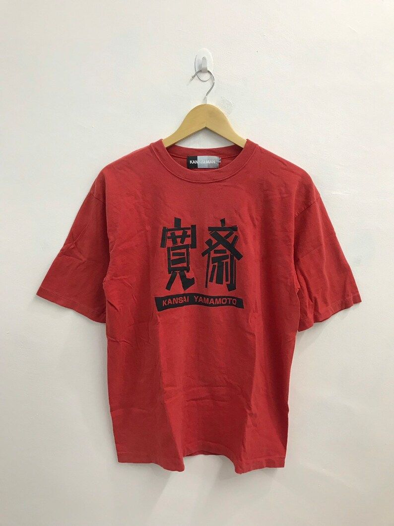 Vintage Kansai Yamamoto Tshirtjapanese Designermade In Japan