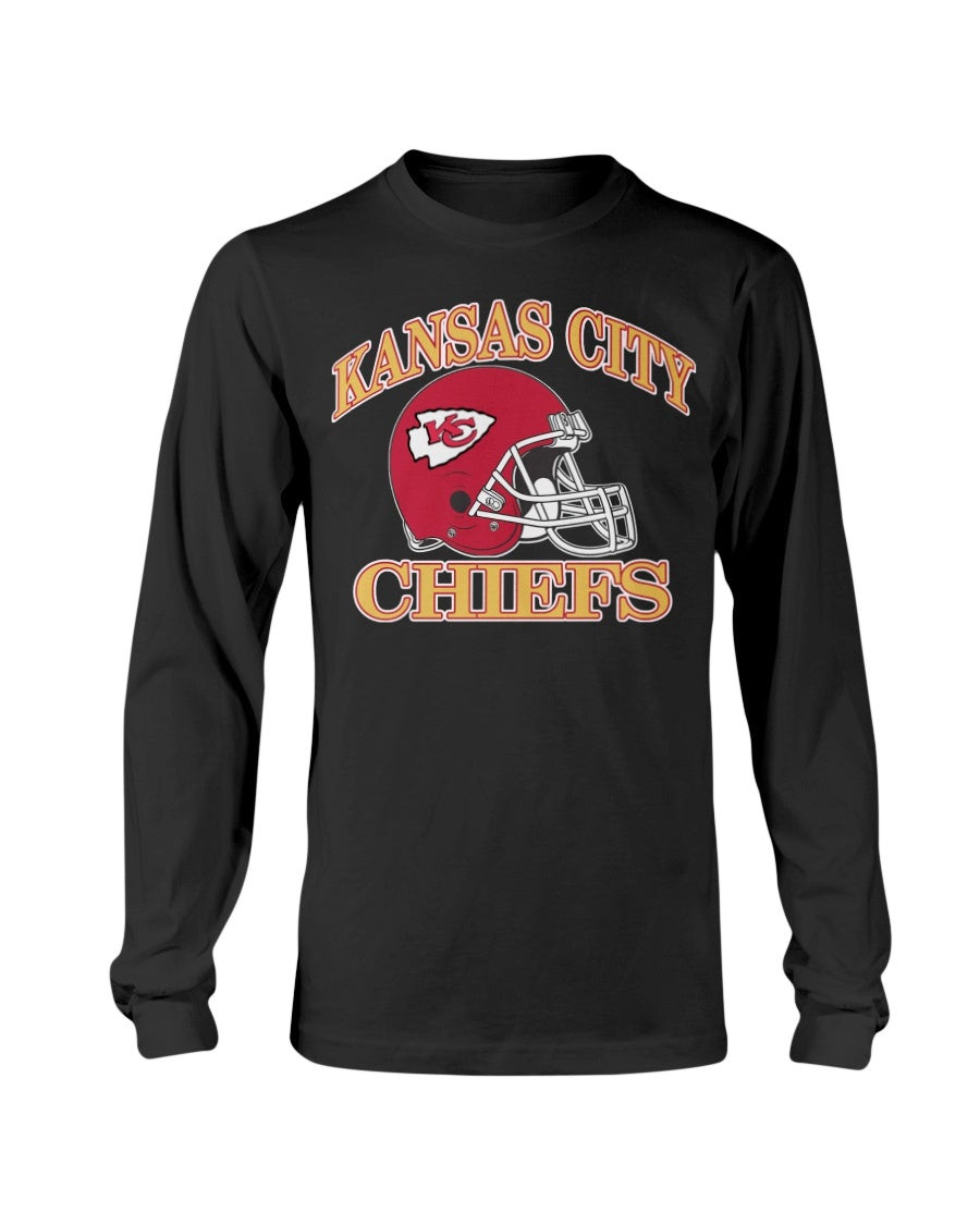Vintage Kansas City Chiefs Long Sleeve T Shirt 211021