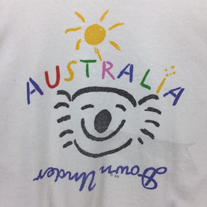 Vintage Ken Down Sweatshirt Pullover Jumper Sweater Sportswear Streetwear Cartoon Vintage