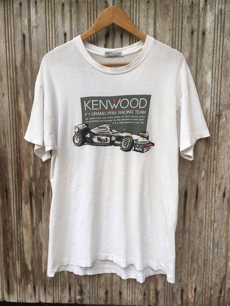 Vintage Kenwood Racing Motorsports Tees Shirt