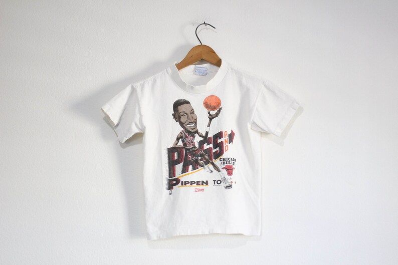 Vintage Kids Chicago Bulls Basketball Pippen Pass To Jordan Smash T Shirt vintage kids chicago bulls basketball pippen pass to jordan smash t shirt maqpw