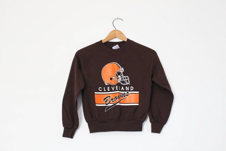 Vintage Kids Cleveland Browns Football Sweatshirt