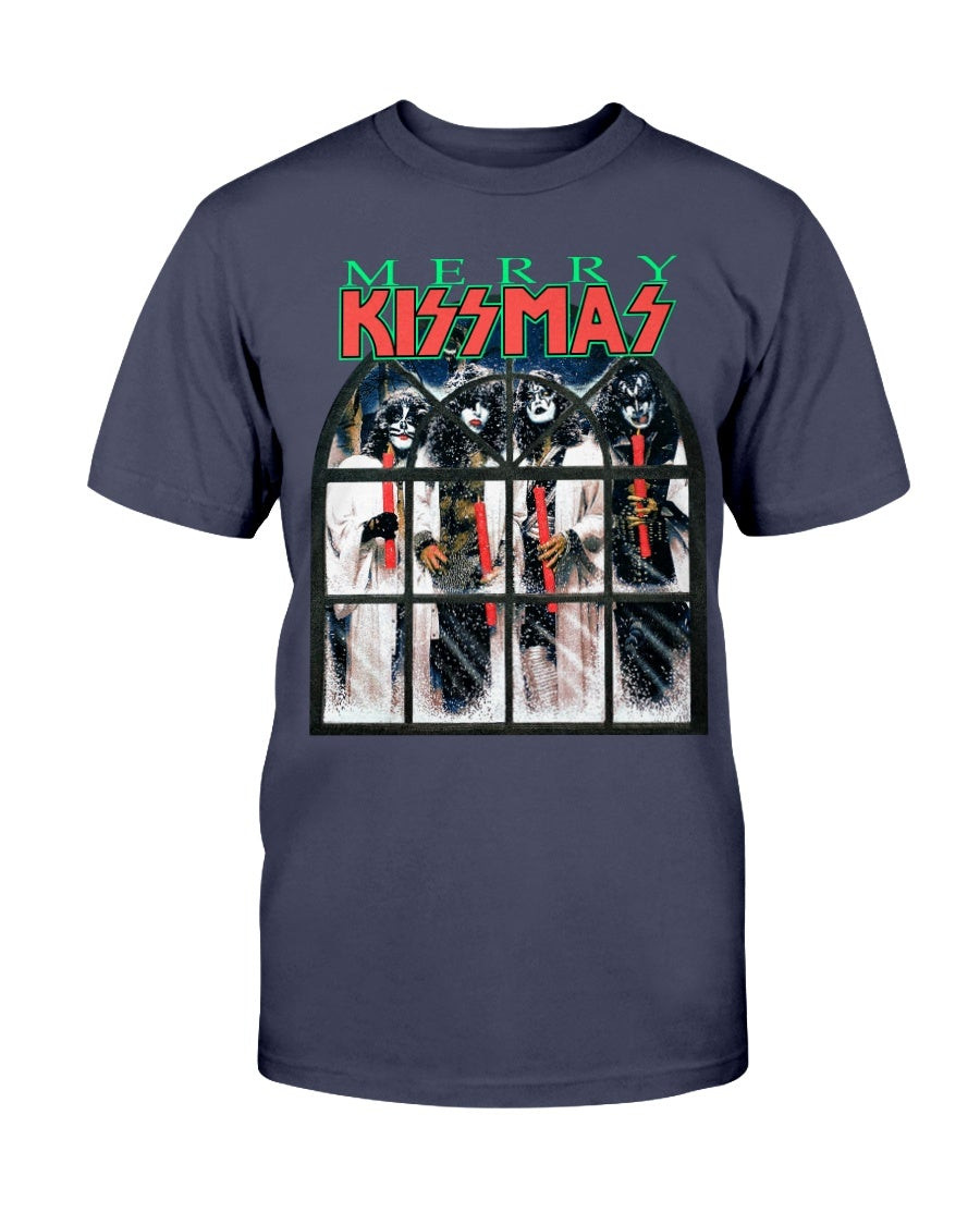 Vintage Kiss Merry Kissmas 2000 American Rock Band T Shirt 2111201