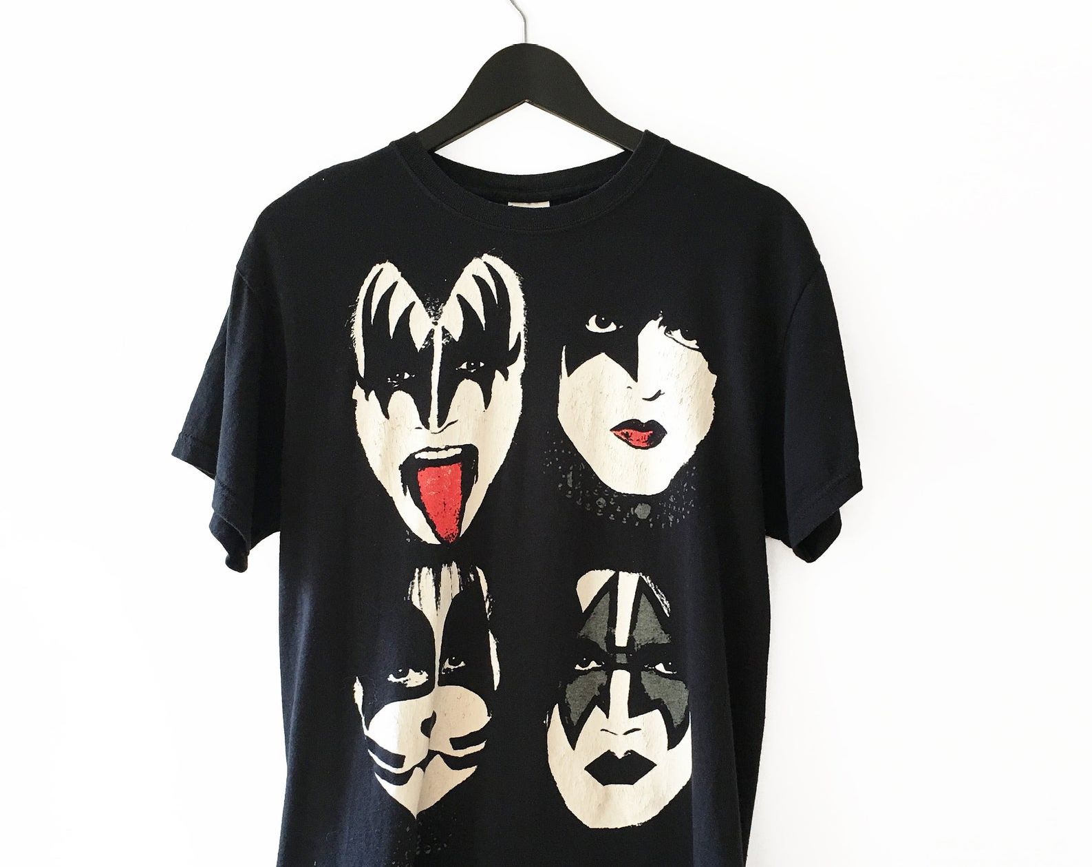 Vintage Kiss Sonic Boom European Tour T Shirt Gene Simmons Paul Stanley Peter Criss Ace Frehley