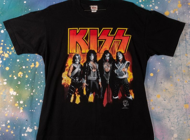 Vintage Kiss Tour 97 Rock Rare Design Shirt