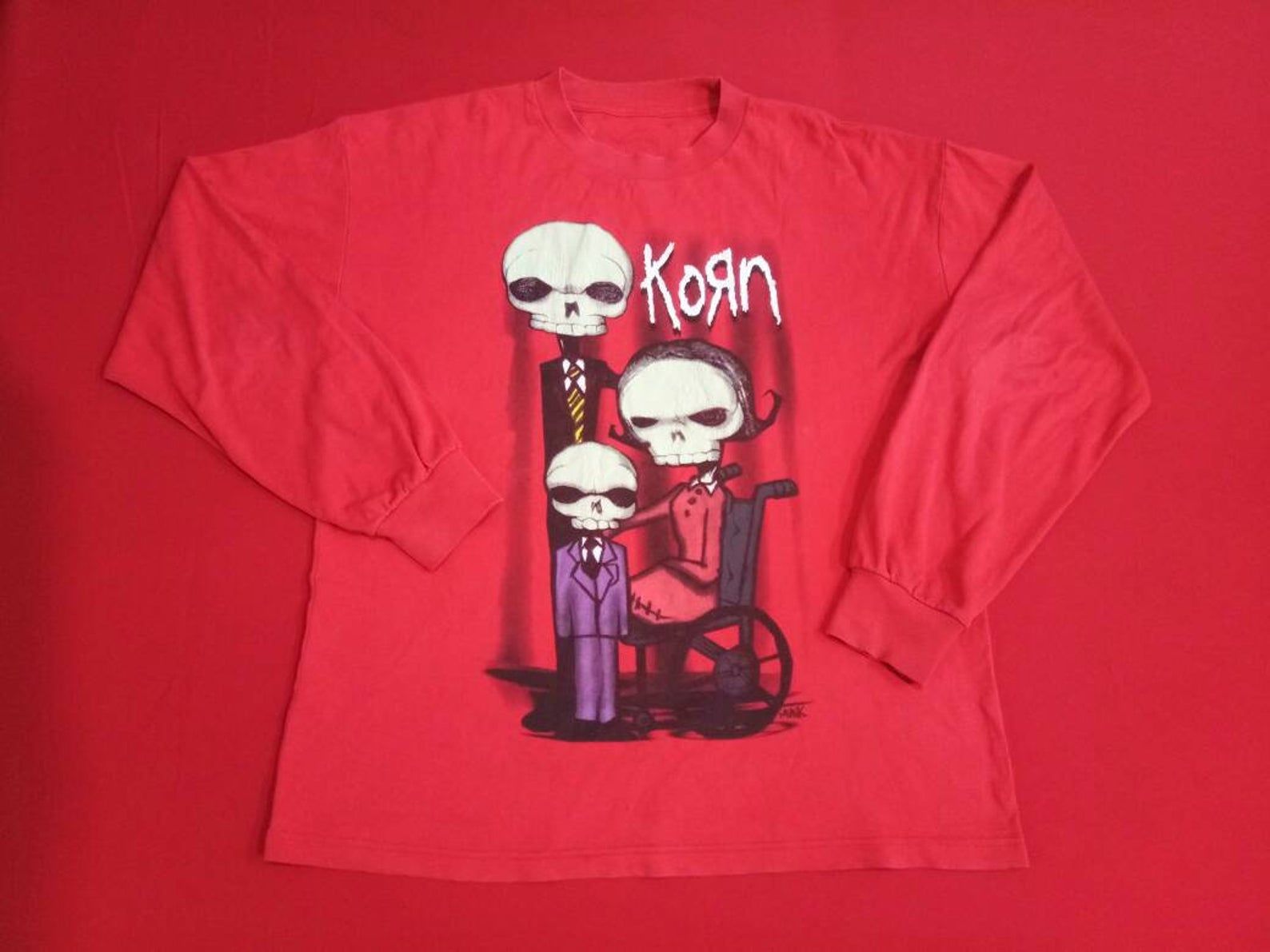 Vintage Korn Follow The Leader Band Music Concert T-Shirt