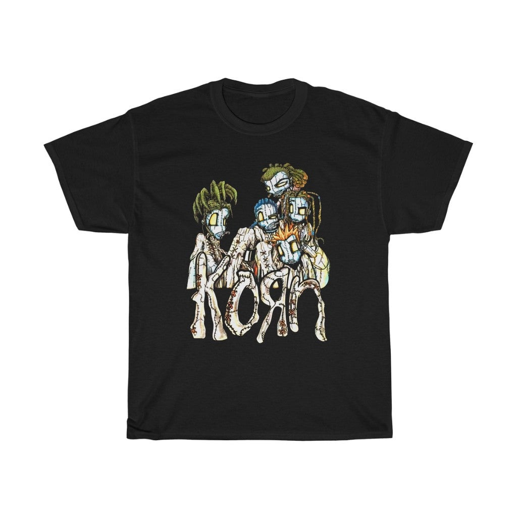 Vintage Korn Shirt Dolls Dreadlocks Unisex Heavy Cotton Tee 210923 vintage korn shirt dolls dreadlocks unisex heavy cotton tee 210923 2v0qd