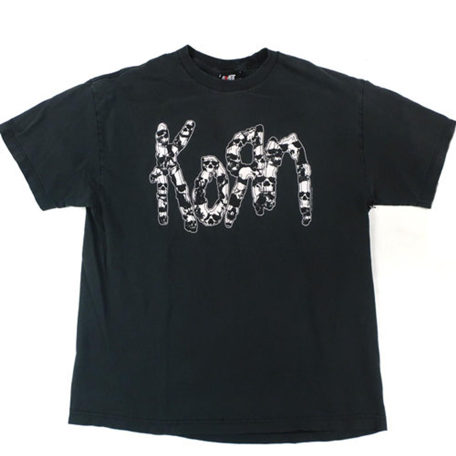 Vintage Korn T-Shirt Rock Metal Band Tour Concert