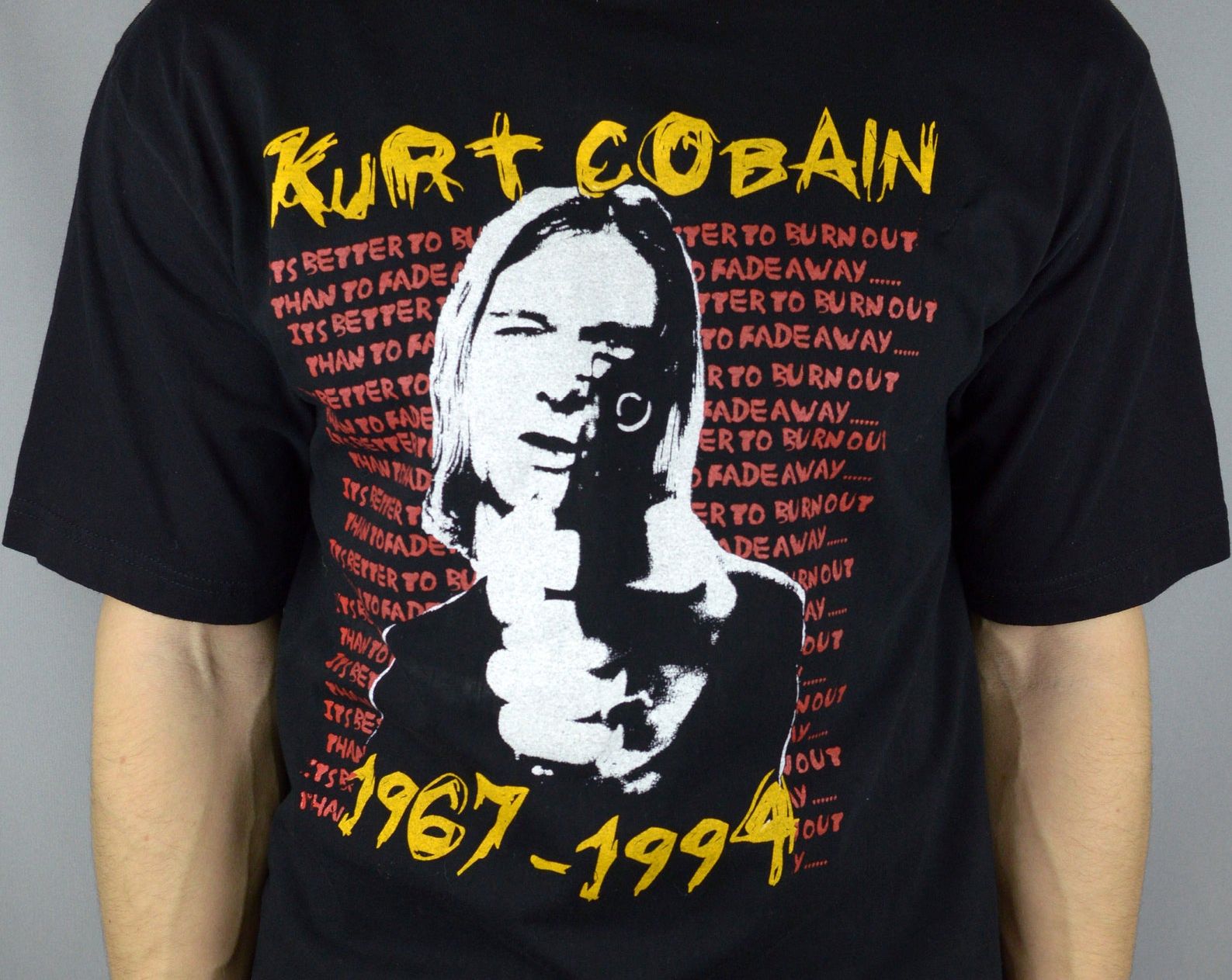 Vintage Kurt Cobain Nirvana Nevermind 90S T Shirt vintage kurt cobain nirvana nevermind 90s t shirt otgu3