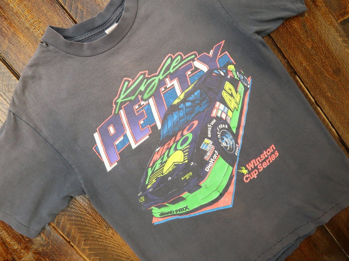 Vintage Kyle Petty NASCAR Racing Single Stitch Shirt