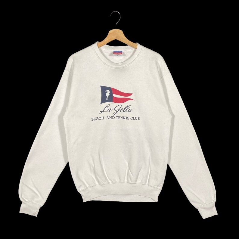 Vintage La Jolla Beach And Tennis Club Sweatshirt By Champion Very Nice Design StanyStore