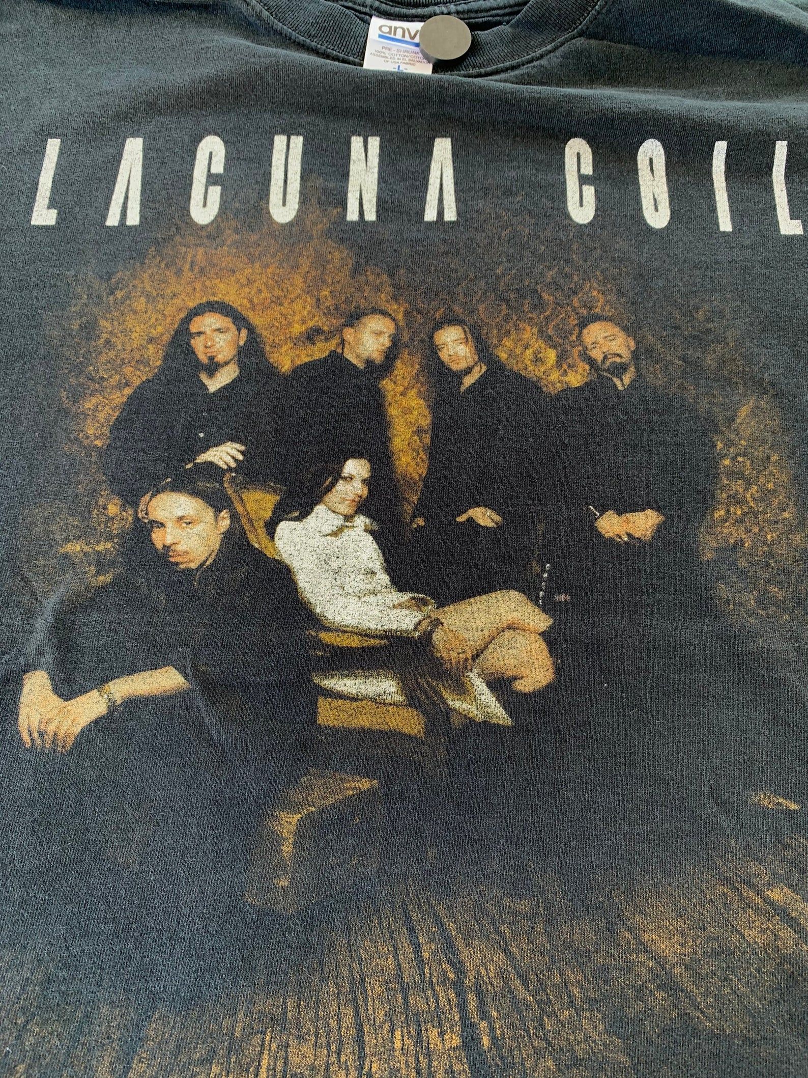 Vintage Lacuna Coil Italian Band T Shirt L