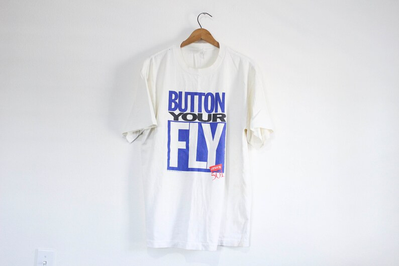 Vintage Levi 501 Button Your Fly Denim Jeans T Shirt