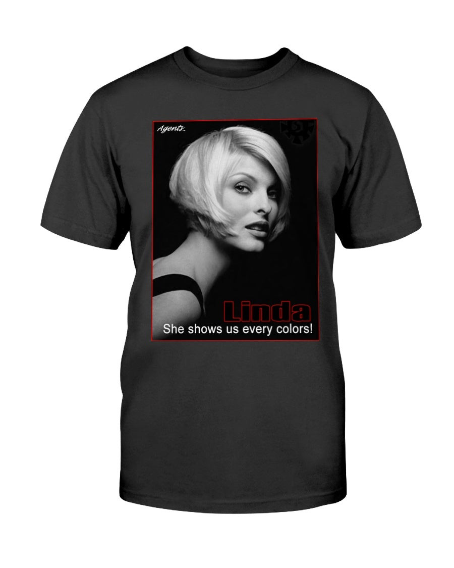 vintage linda evangelista she show uevery color photofolio design t shirt 090821 mphmv