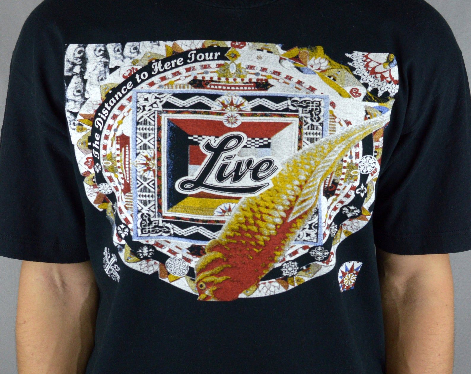 Vintage Live The Distance To Here Tour 1999 T Shirt