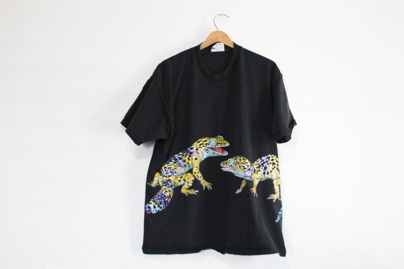 Vintage Lizard Gecko Reptile T Shirt
