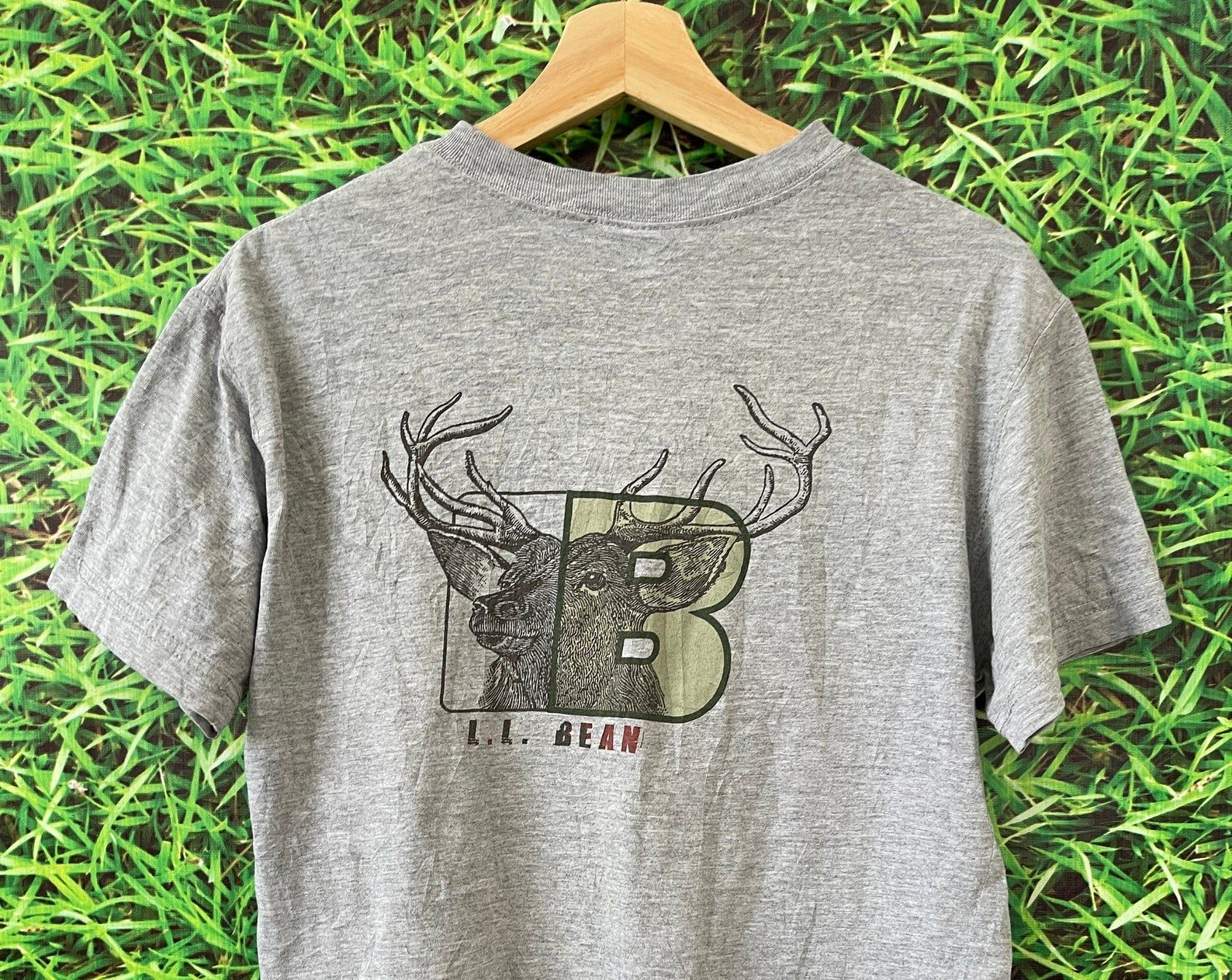 Vintage Ll Bean Big Logo T-Shirts Codekx