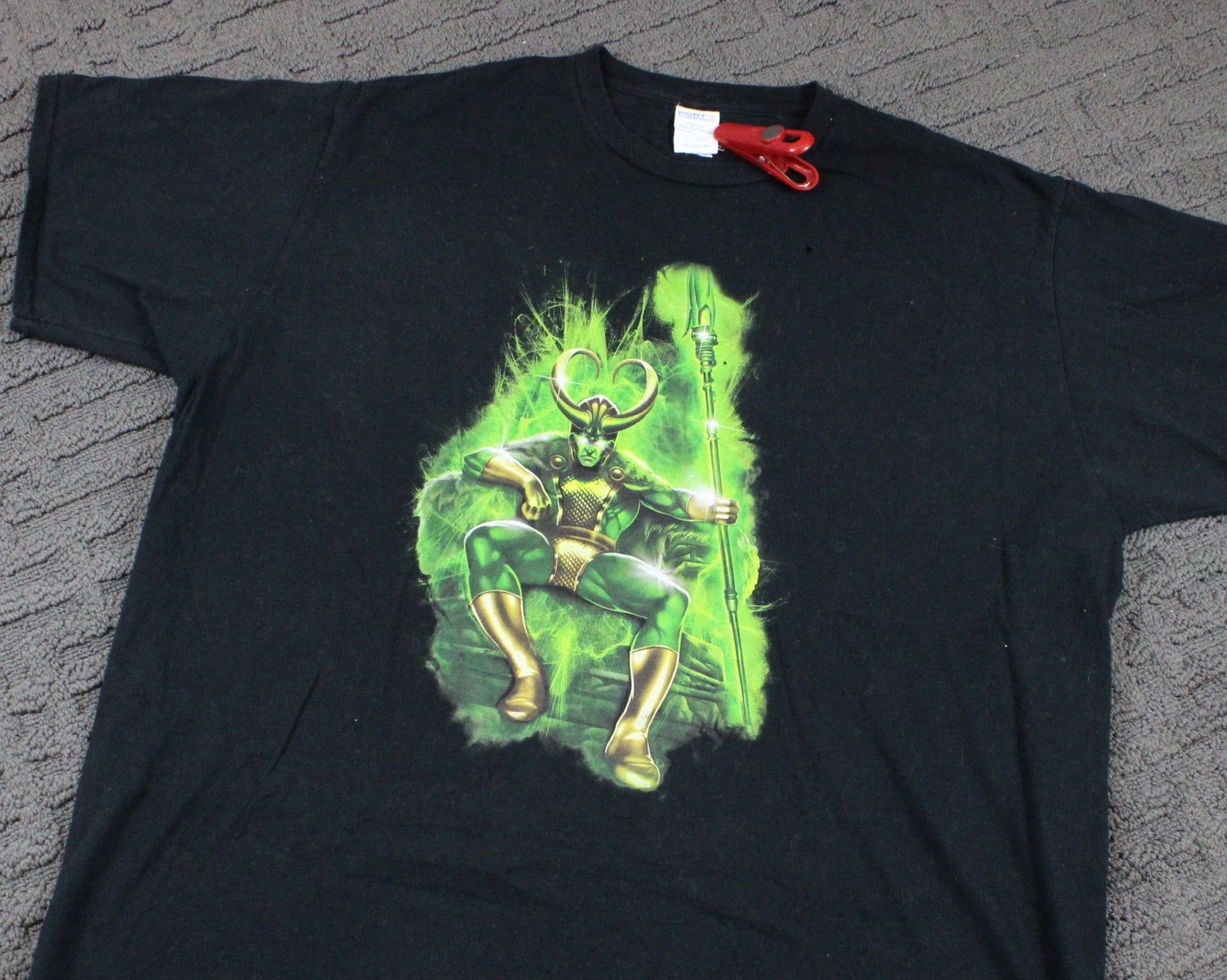 Vintage Loki T-Shirt / 90S Marvel Comics / Animated Promo Graphic Tee