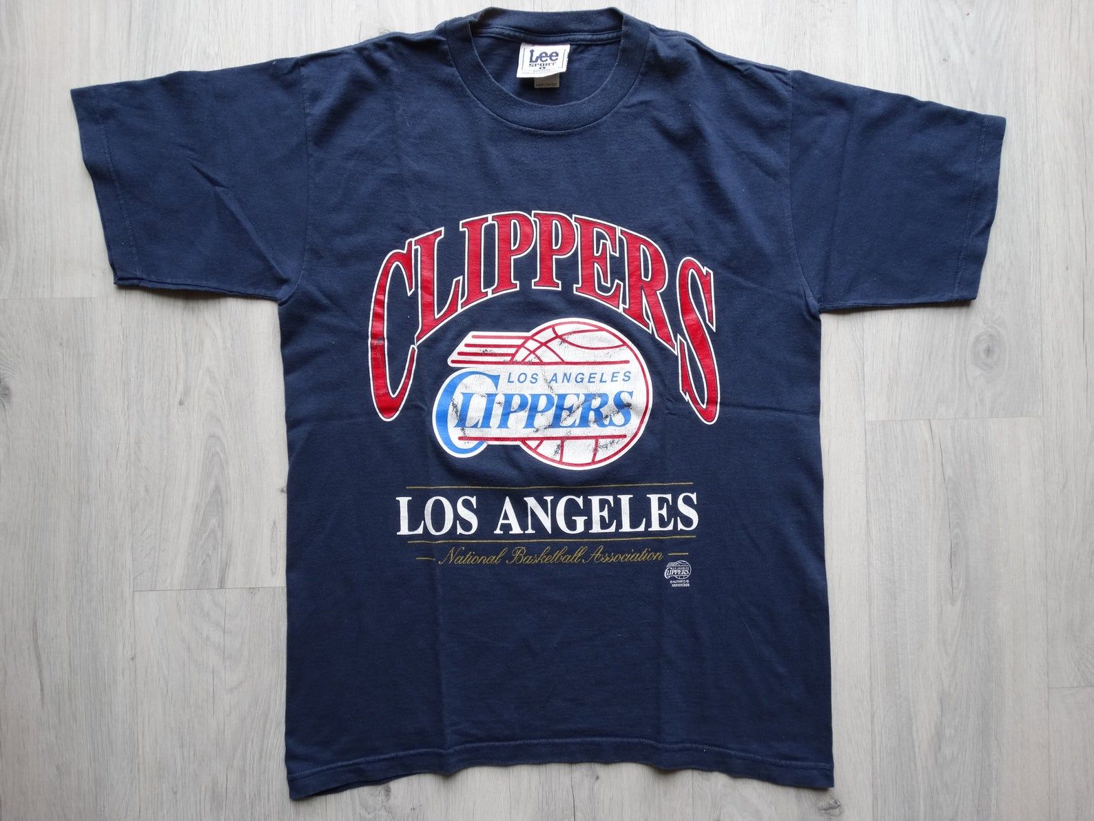 Vintage Los Angeles Clippers Nba Team Shirt 90S By Lee Spor Nba Los Angeles Clippers Basketball Shirt 90S Single Stitch Shirt Made In Usa