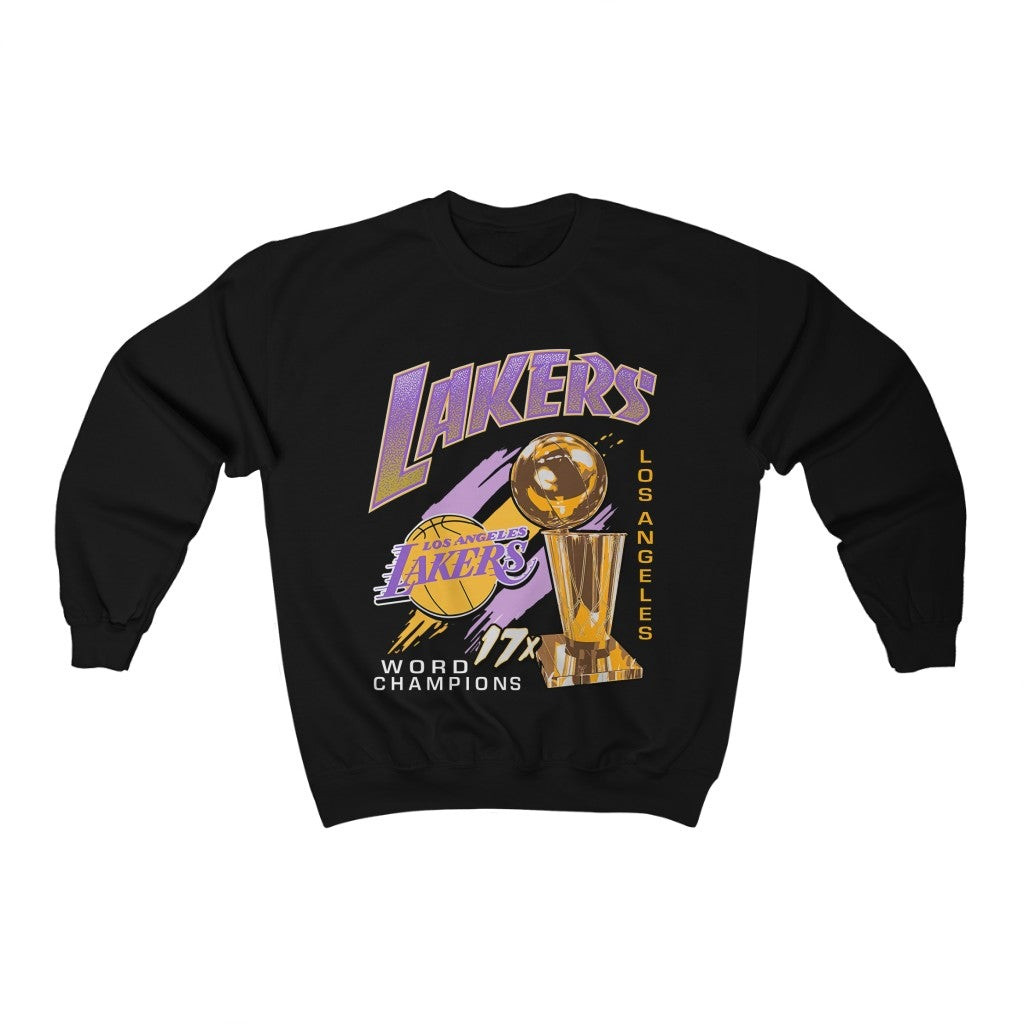 Vintage Los Angeles Lakers 17X Champion Sweatshirt 211018