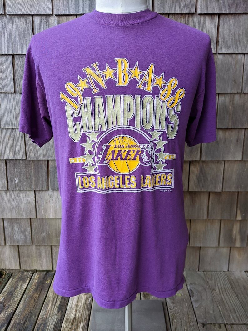 Vintage Los Angeles Lakers 1988 Nba Championss T Shirt