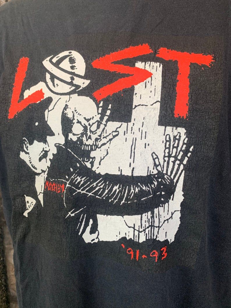 Vintage Lost Enterprises Skateboard  Shirt