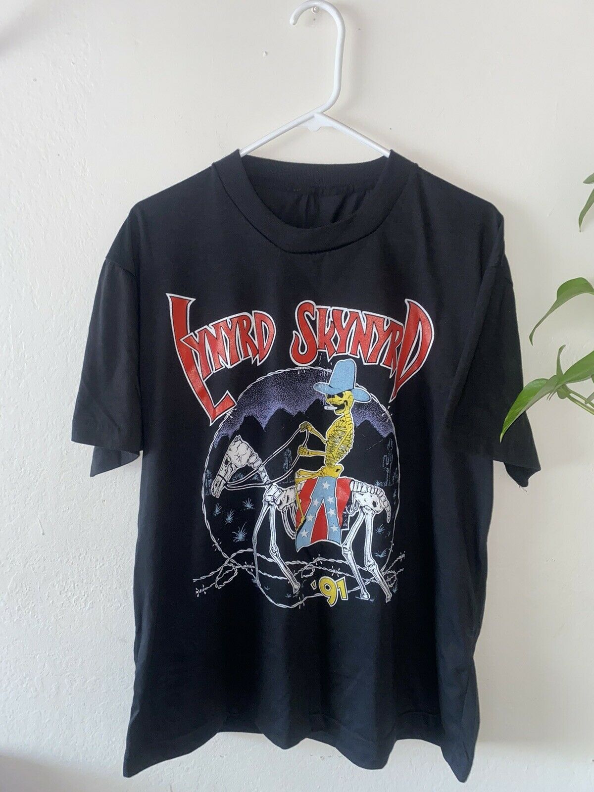 Vintage Lynyrd Skynyrd 1991 Tour Shirt Rock Band 90S Rare