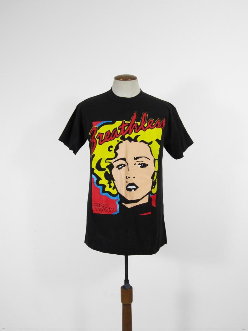 Vintage Madonna 1990 Dick Tracy Breathless Shirt