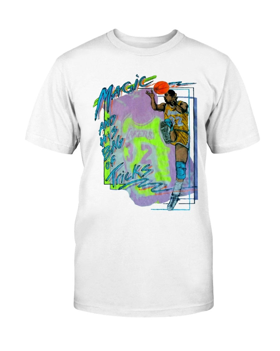 Vintage Magic Johnson Caricature 80S T Shirt 072721
