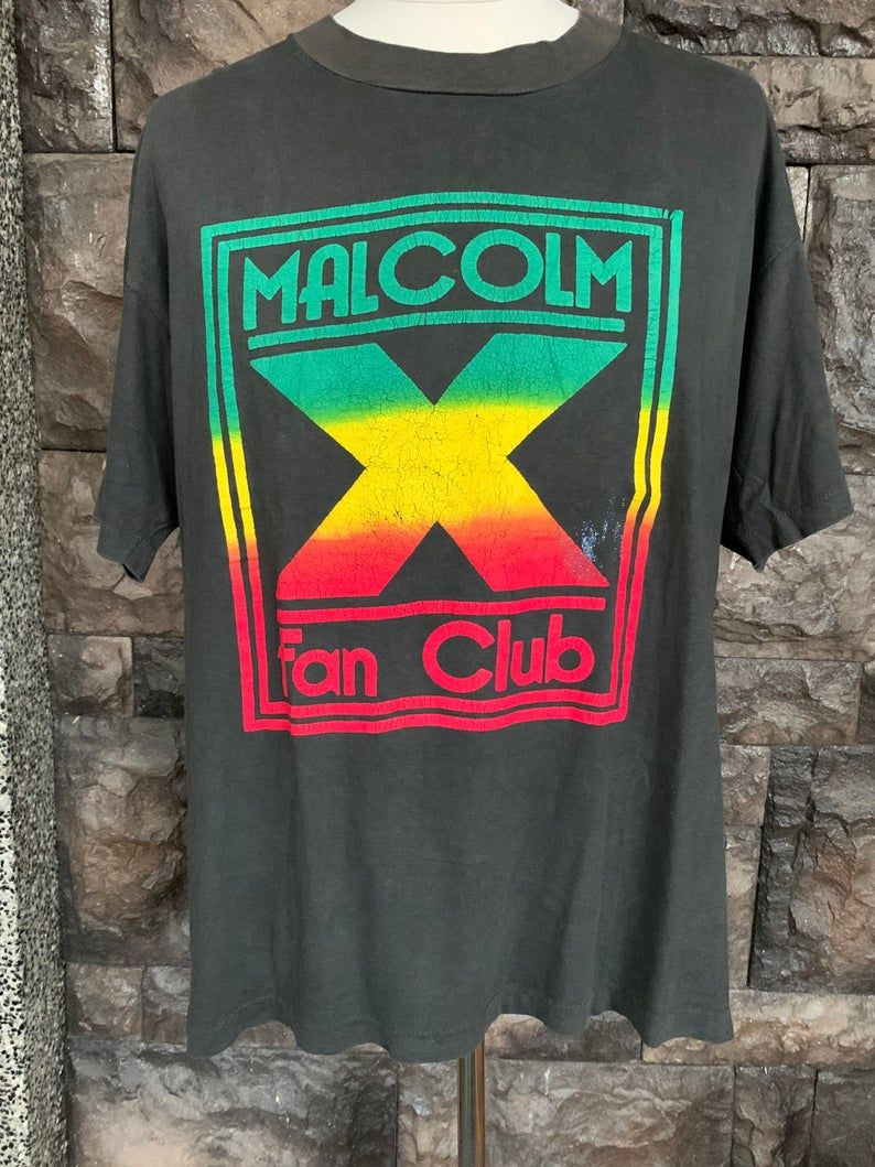 Vintage Malcom X Fan Club Shirt