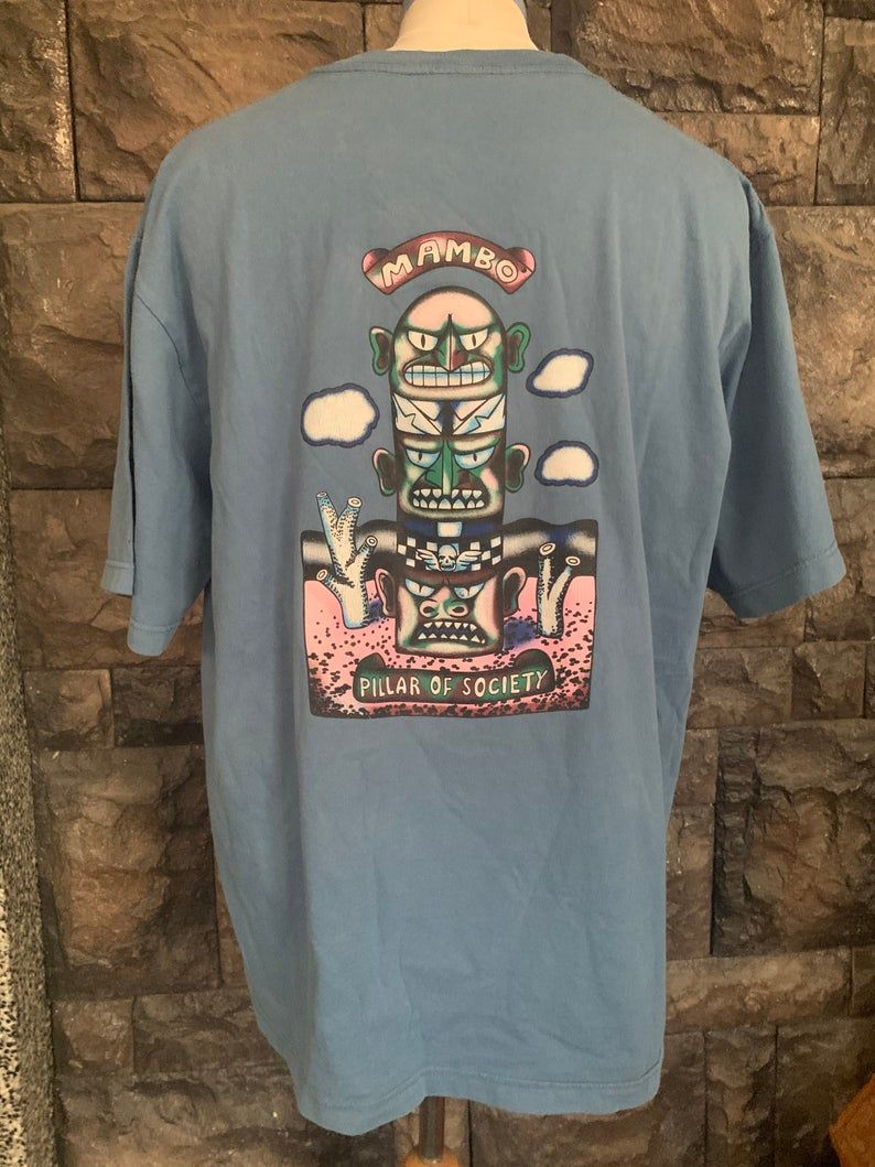 Vintage Mambo Pillar Of Society Art Graphic Shirt