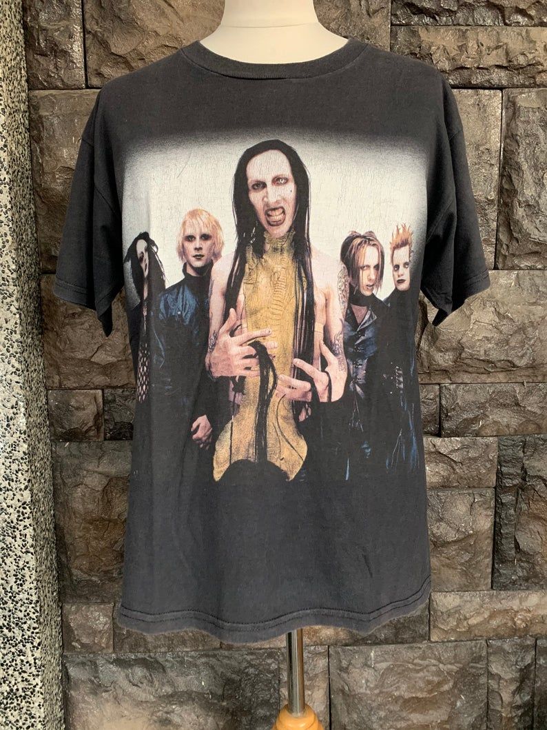 Vintage Marilyn Manson Guds God And Government Shirt
