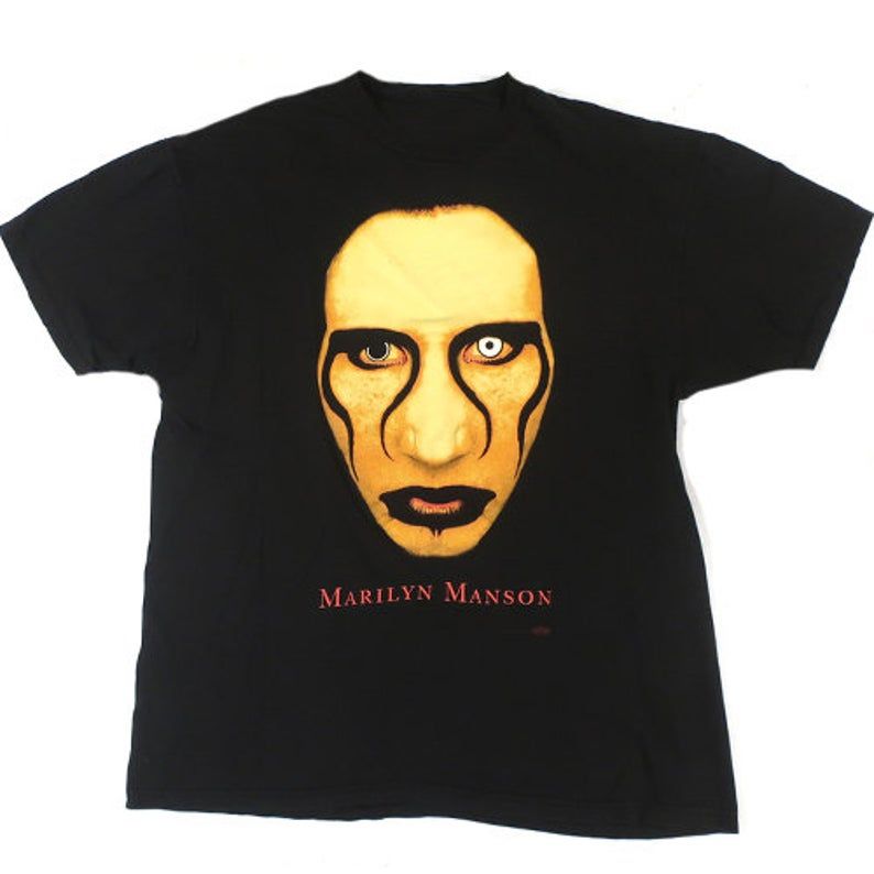 Vintage Marilyn Manson Sex Is Dead Rock Metal Band 1997 Shirt