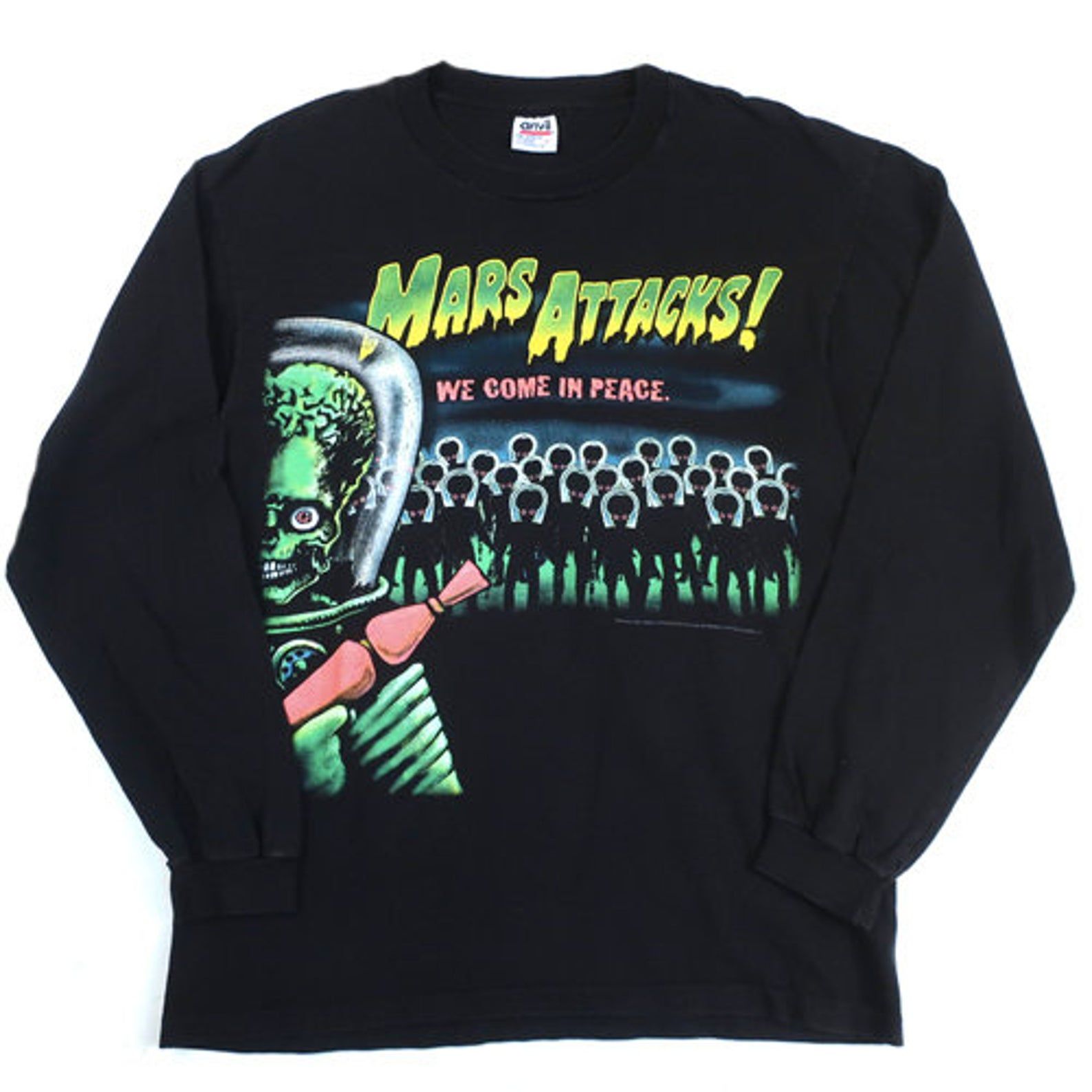 Vintage Mars Attacks T-Shirt 1996 Movie Tim Burton