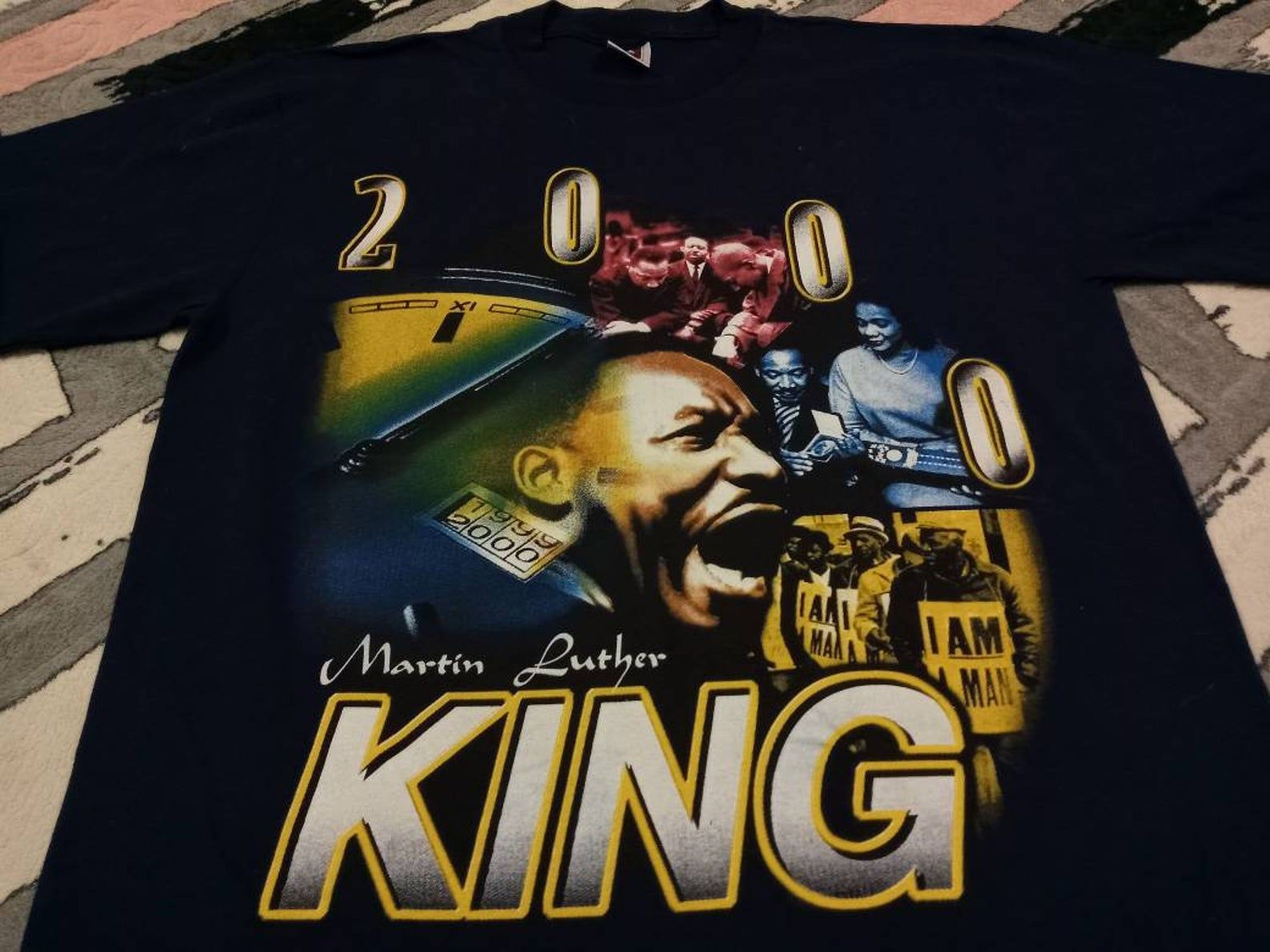 Vintage Martin Luther King Black Leader T Shirt