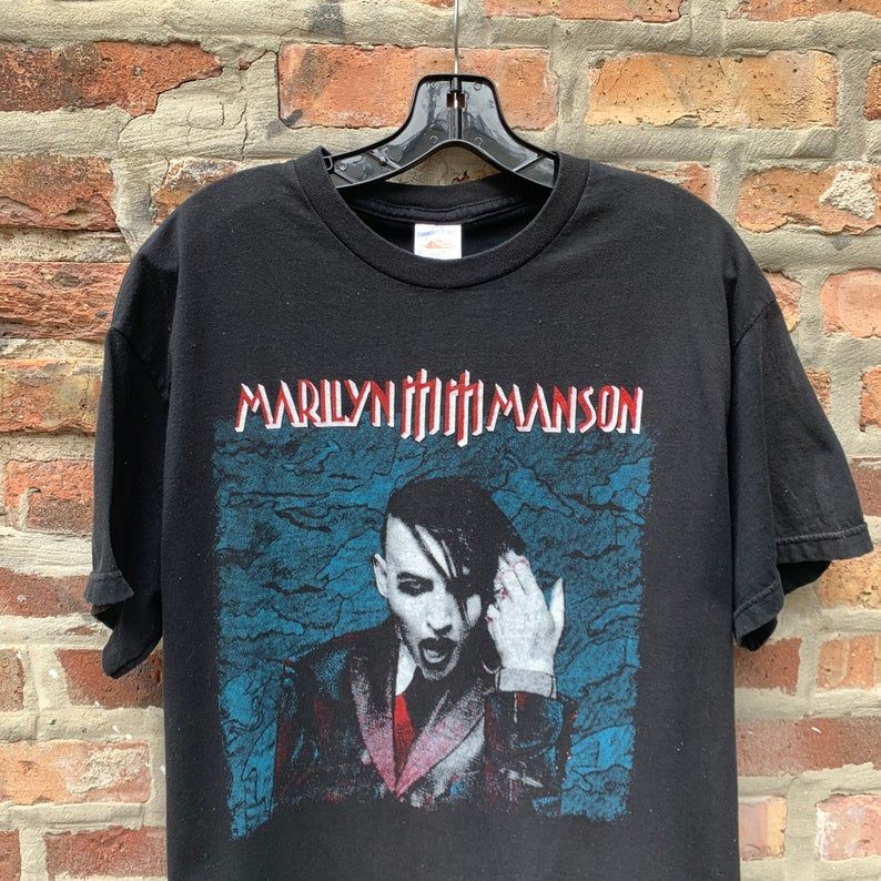 Vintage Marylin Manson Concert Parking Lot Tour Shirt