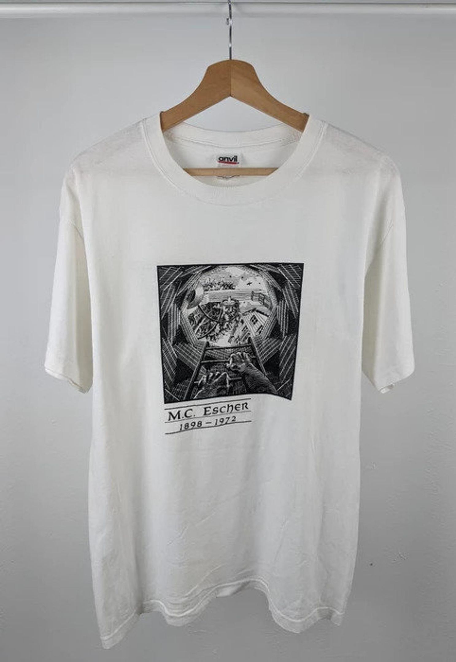 Vintage Mc Esher Art Pop Art Shirt Us M