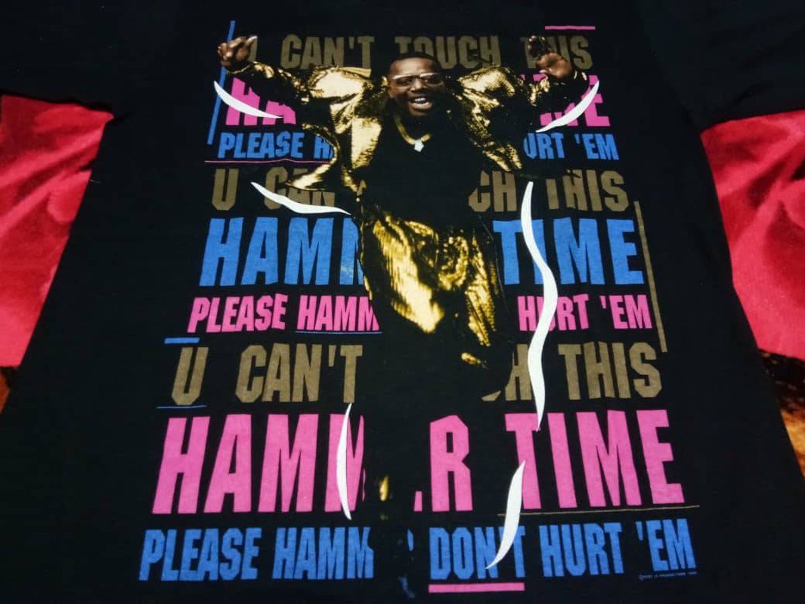 Vintage Mc Hammer Rap Tee 90S T Shirt