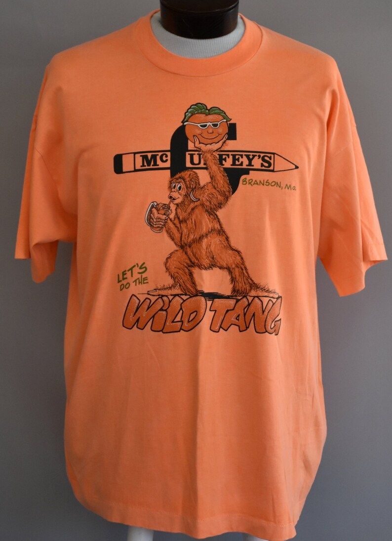 Vintage Mcguffeys T Shirt 90S Wild Tang T Shirt 1990S Missouri Souvenir Tee Screen Stars Size Xxl To Xxxl