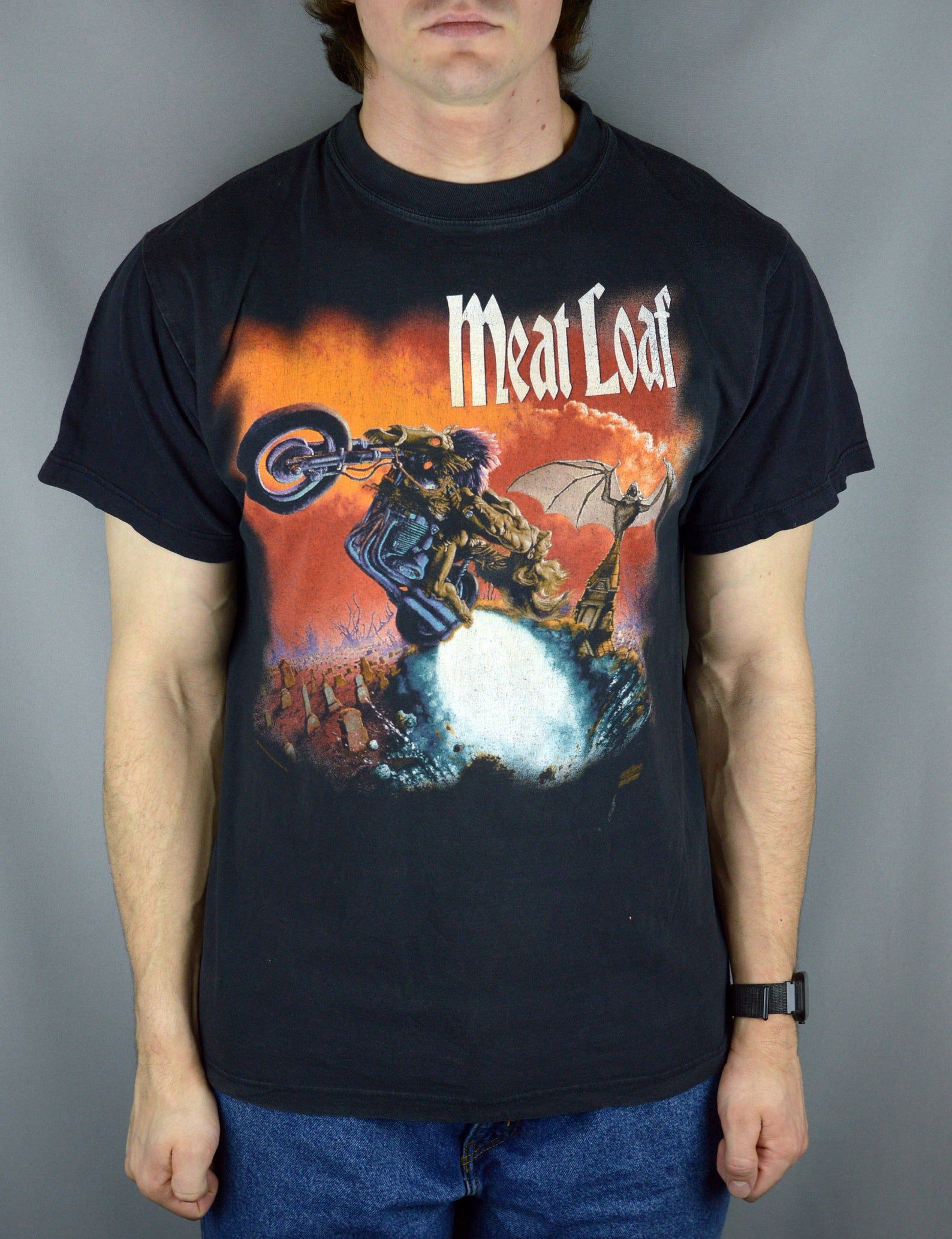 Vintage Meat Loaf European Tour 1999 T Shirt