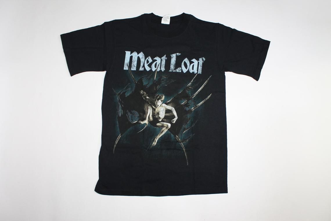 Vintage Meat Loaf Tour Shirt Bat Out Of Hell Iii - The Monster Is Loose Shirt Three Bats Tour Shirt