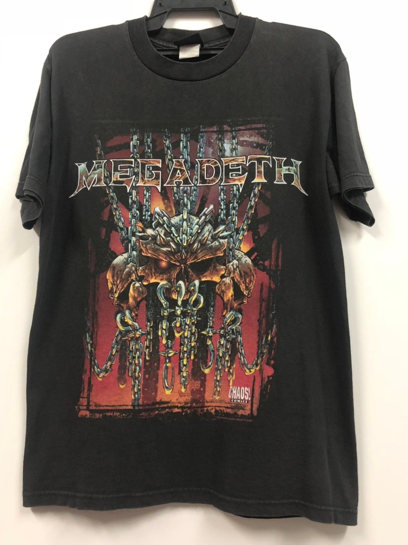 Vintage Megadeth Chaos Comics By Giant 90S Tshirt Rare