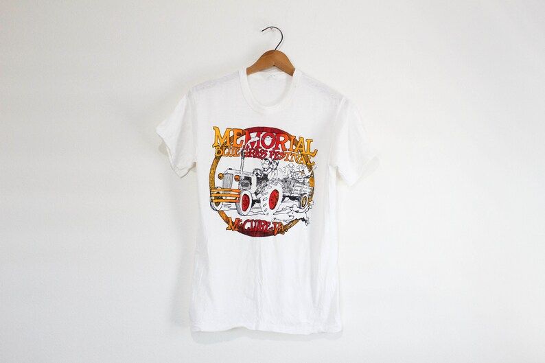 Vintage Memorial Bluegrass Festival Mcclure Virginia T Shirt