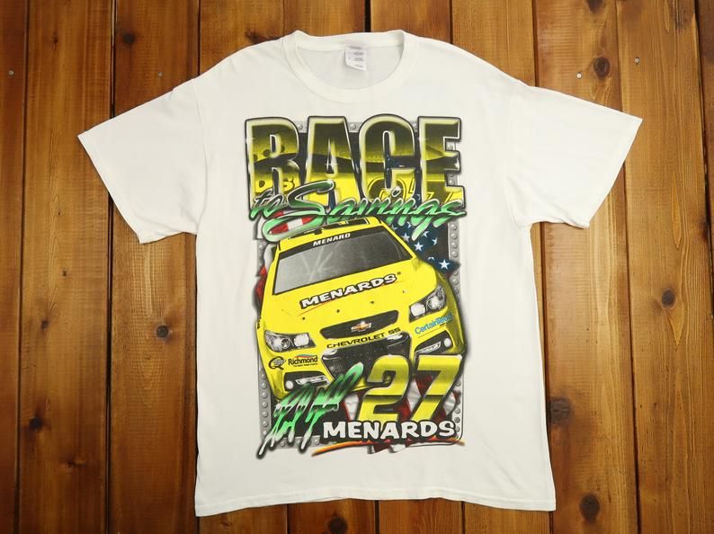 Vintage Menards Race To Savings Shirt