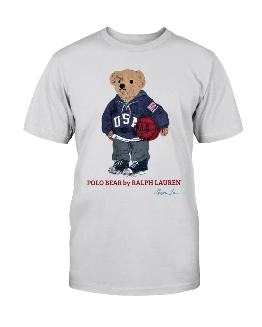 Vintage Mens Polo Bear Ralph Lauren T Shirt 211227