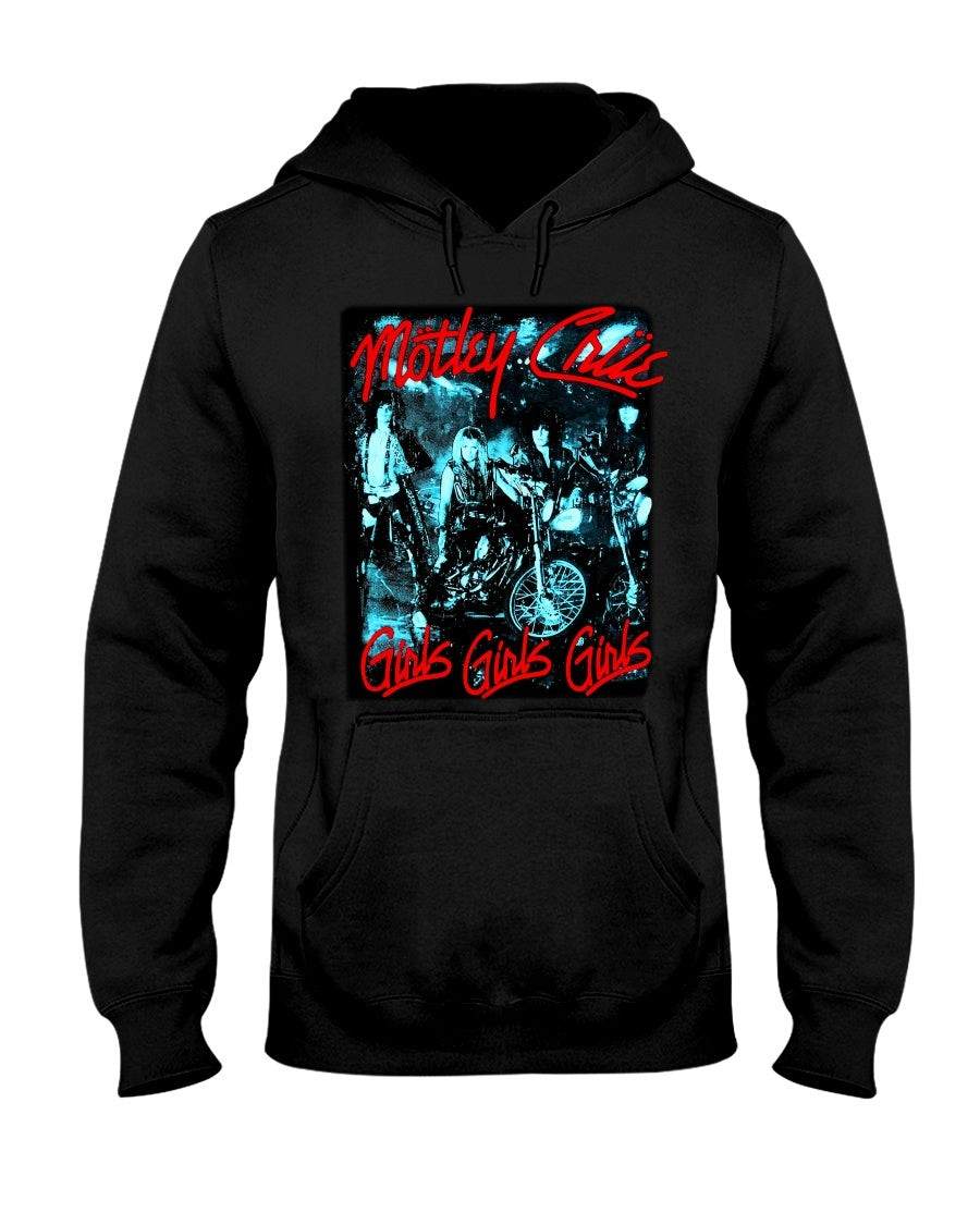 Vintage Motley Crue Girls Girls Girls Hoodie