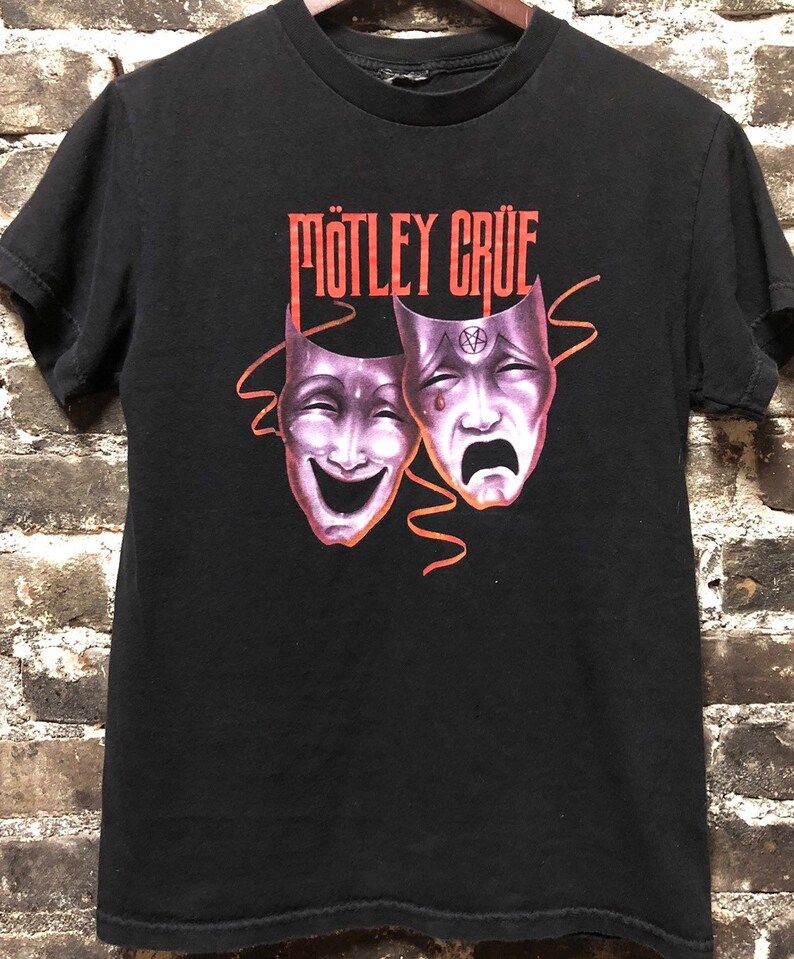 Vintage Motley Crue Theatre Of Pain Rock Shirt Size Small