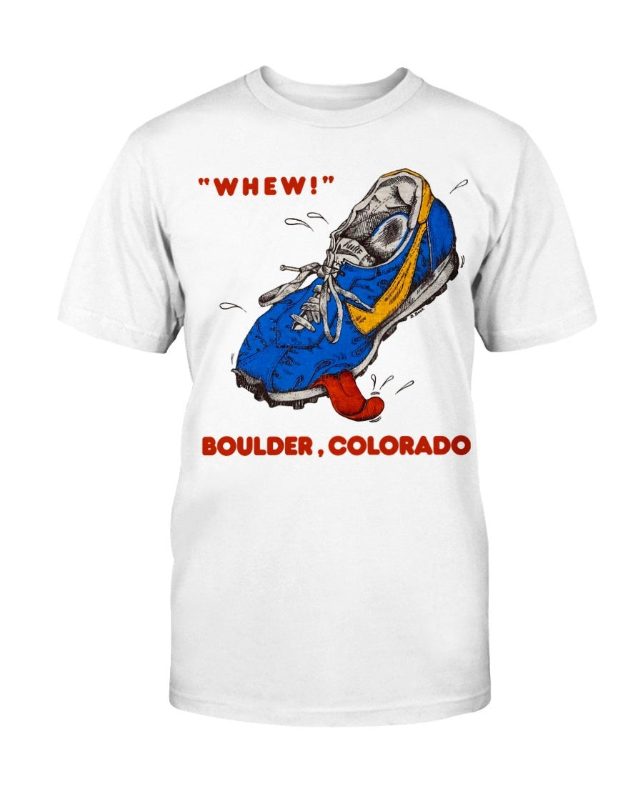Vintage Nike Inspired Boulder Colorado Shoe T Shirt 073021